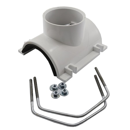 Jones Stephens 4in. x 2in. Saddle Tee Conversion Kit with Gasket S26010